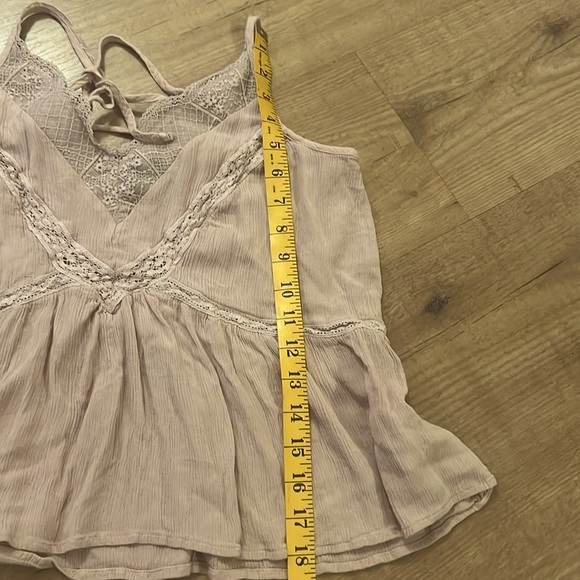 American Eagle Trimmed Cami Top - light mauve - Picture 8 of 8